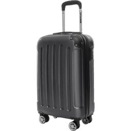 Handbagage Koffer met Wielen - Cijferslot - Trolley - 54x36x20cm - 38L - Zwart