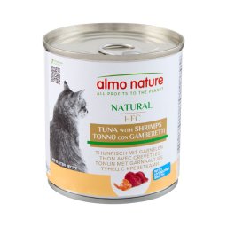 24x280g Tonijn met Garnalen Almo Nature HFC Natural Kattenvoer