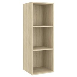 vidaXL 2-delige Tv-meubelset bewerkt hout sonoma eikenkleurig