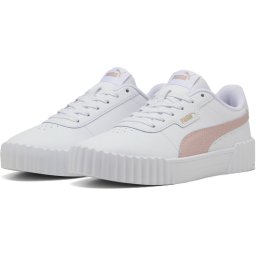 PUMA Carina 3.0 - maat 41 - Dames Sneakers - PUMA White-Rose Quartz-PUMA Gold
