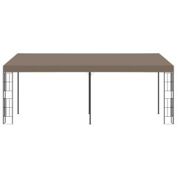 vidaXL Wandprieel 6x3 m stof taupe