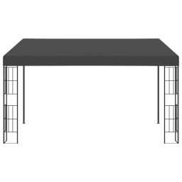 vidaXL Wandprieel 3x4 m stof antracietkleurig