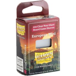 Dragon Shield Board Games Sleeves Non Glare - European Mini (45x68mm)