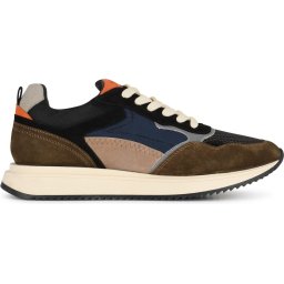 PS Poelman - maat 46- NASH Heren Sneakers - Donker Groen Multi