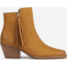 BRONX Cassidy - maat 37 - Dames Enkellaarzen - Cognac