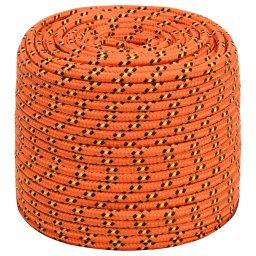 vidaXL Boottouw 6 mm 500 m polypropyleen oranje