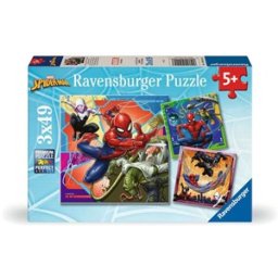 Spiderman Puzzel (3x49 stukjes)