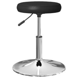vidaXL Eetkamerstoelen 2 st kunstleer zwart