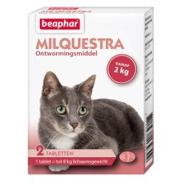 Beaphar Milquestra cat (2-12kg) 2 Tabletten