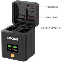 ZGCINE Charging Case For Sony NP-FW50 Battery (PS-FW50)