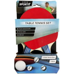 SportX - Tafeltennisset met 3 Tafeltennisballen (4 ster)
