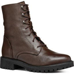 GEOX - maat 39- D HOARA Dames Laarzen - DK BROWN
