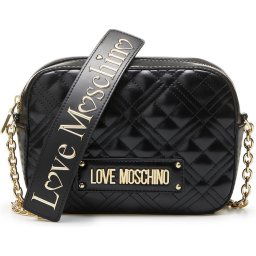 Love Moschino Gold Dames Crossbodytas - Zwart