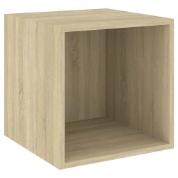 vidaXL 3-delige Tv-meubelset bewerkt hout sonoma eikenkleurig