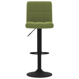vidaXL Barkruk fluweel lichtgroen
