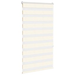 vidaXL Zebra rolgordijn 75x150 cm stofbreedte 70,9 cm marmerbeige
