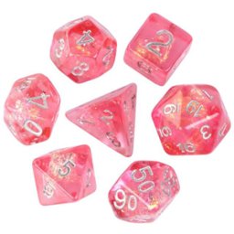 Dobbelstenen Set - Bubblegum Candy (7-delig)