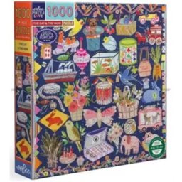 The Cat & The Yarn Puzzel (1000 stukjes)