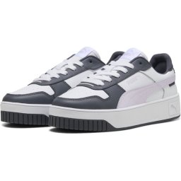 PUMA - maat 38- Carina Street Dames Sneakers - PUMA White-Lilac Frost-Galactic Gray
