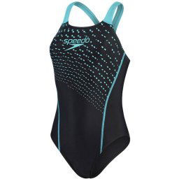 Speedo MAAT 36 Medley Logo 1 Piece Dames - Zwart / Groen