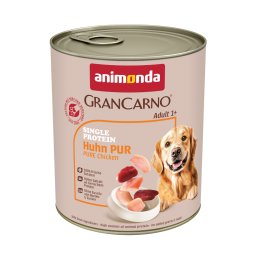 6x800g Adult Single Protein Puur Kippenvlees animonda GranCarno Hondenvoer