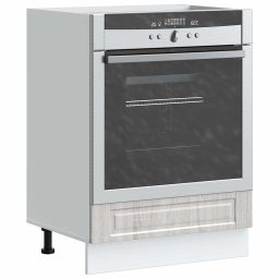 vidaXL Ovenkast "Porto" bewerkt hout grijs sonoma eiken