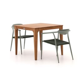 + 15% kassakorting | Manifesto Cavone/Bruca 90cm dining tuinset 3-delig stapelbaar - Laagste prijsgarantie!
