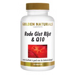 Golden Naturals Rode Gist & Q10 Tabletten