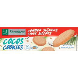 Damhert Cocos Cookies Zonder Suikers