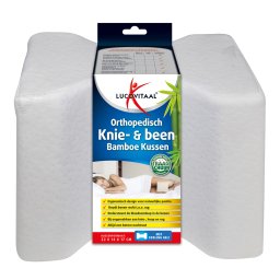 Lucovitaal Orthopedisch Knie & Been Bamboe Kussen