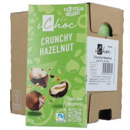 iChoc Crunchy Hazelnut Melkchocoladereep