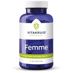 Vitakruid Femme Hormoon support oa Maca & Saffraan 90