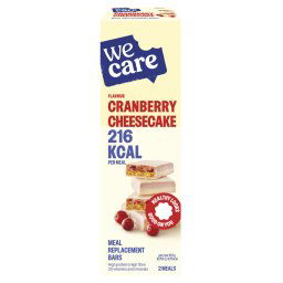 Wecare Cranberry Cheesecake Meal Replacement Bars