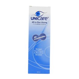 Unicare Alles-in-één Vloeistof Zachte Contactlenzen + Lenzenhouder