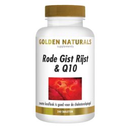 Golden Naturals Rode Gistrijst & Q10 Tabletten