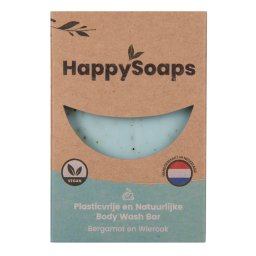 HappySoaps Bergamot & Wierook Body Wash Bar
