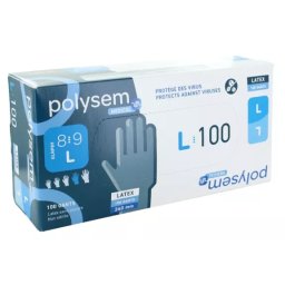Polysem Latex Handschoenen Maat L