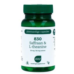 AOV 830 Saffraan L-Theanine Capsules