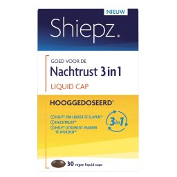Shiepz Nachtrust 3 in 1 Hooggedoseerd Capsules