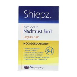 Shiepz Nachtrust 5-in-1 Hooggedoseerd Liquid Capsules