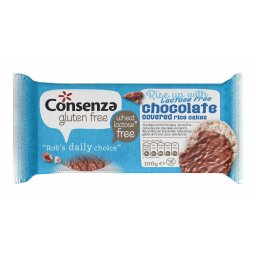 Consenza Glutenvrije Chocolade Rijstwafels