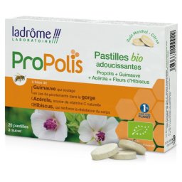 Ladrôme Propolis + Hibiscus + Acerola Pastilles