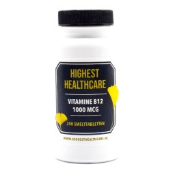 Highest Healthcare Vitamine B12 1000mcg Smelttabletten