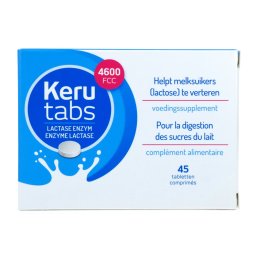 Kerutabs Lactase Enzym 4600 FCC Tabletten