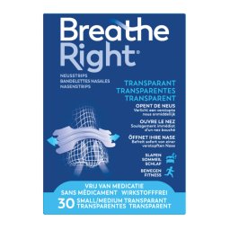 Breathe Right Neusstrips Sensitive - Small/Medium