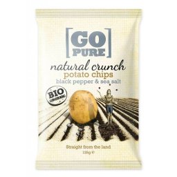 Go Pure Canyon Chips Zwarte Peper & Zeezout
