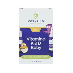 Vitakruid Vitamine K en D Baby druppels