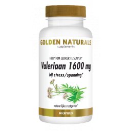 Golden Naturals Valeriaan 1600mg Capsules