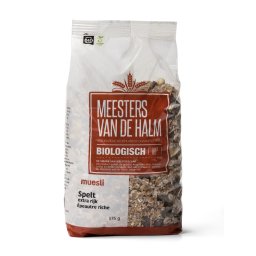 De Halm Muesli Spelt Extra Rijk Biologisch
