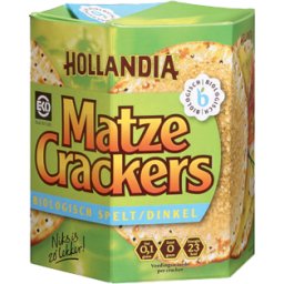 Hollandia Biologische Matze Crackers Spelt 100gr